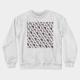 Candy Canes | Candy Pattern | Christmas Candy Crewneck Sweatshirt